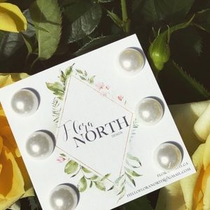 NWT Flora North Design Pearl Veil Weights 12mm
